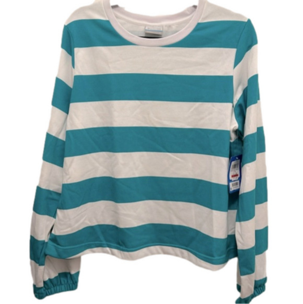 Columbia stripe crewneck thick long sleeve